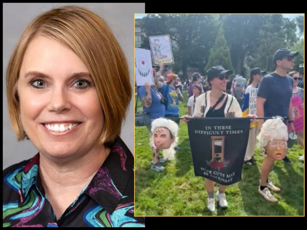 NC Rep. Julie Von Haefen Slammed Over Trump Guillotine Post