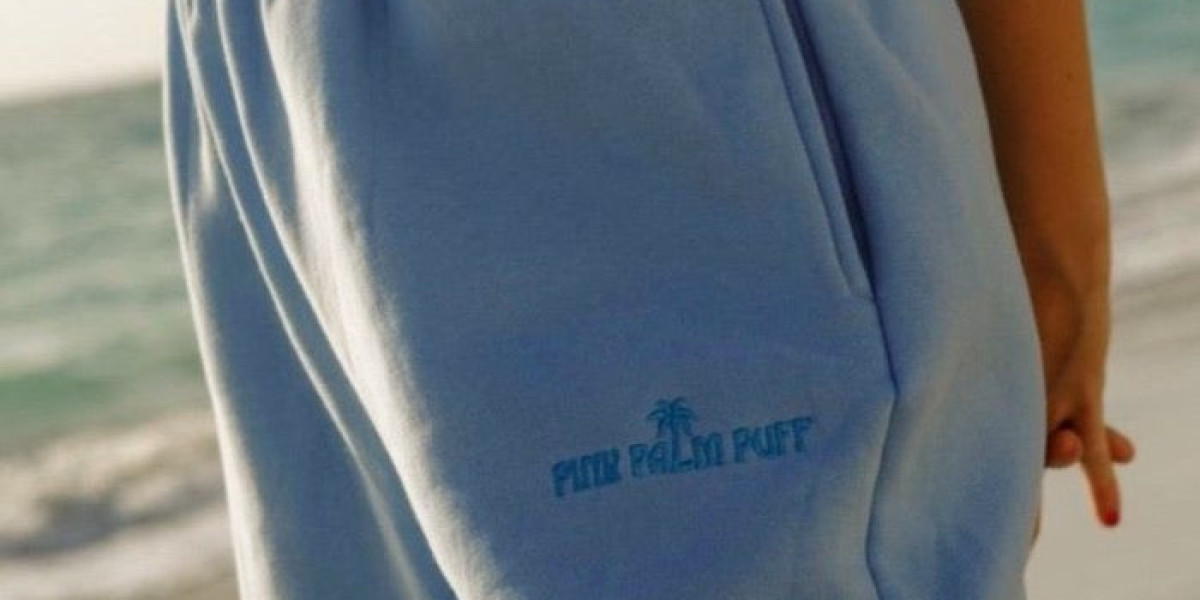 Pink Palm Puff Sweatpants: The Bold New Staple in Urban Streetwear