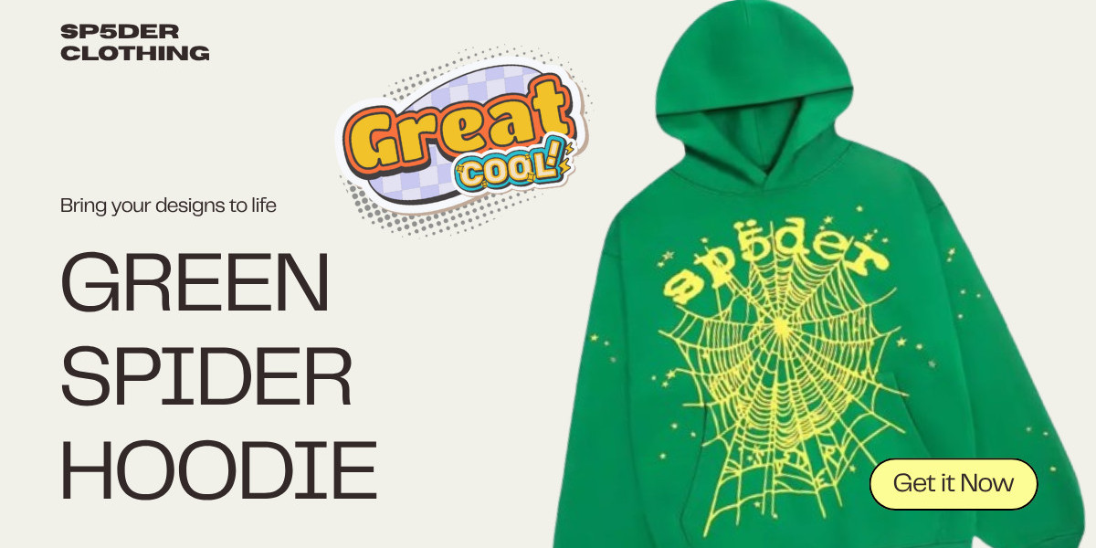 Green Spider Hoodie – A Bold Statement from Sp5der Clothing