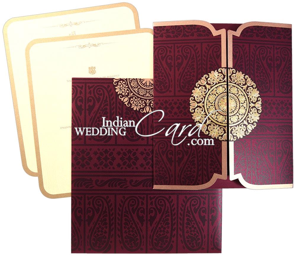 Unfolding Romance: Elegant Door-Style Wedding Invitations | Indian Wedding Card's Blog
