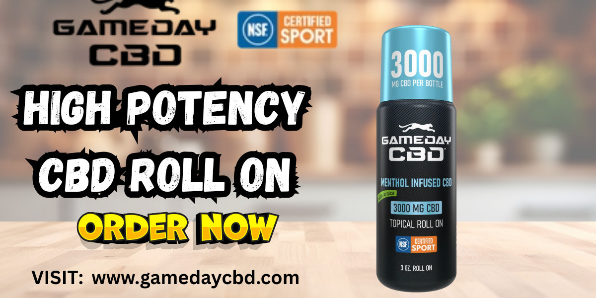 High Potency 3000 MG CBD Roll On for Muscle & Joint Relief
