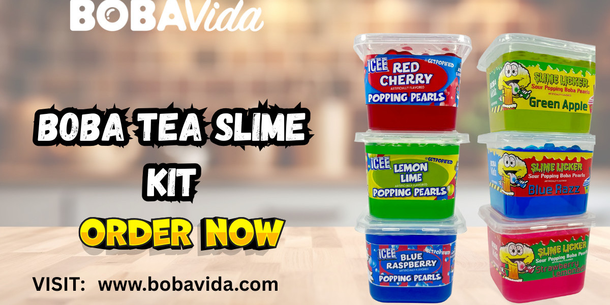 Sweet & Sour Boba Kit: Fun with Boba Tea Slime Kit