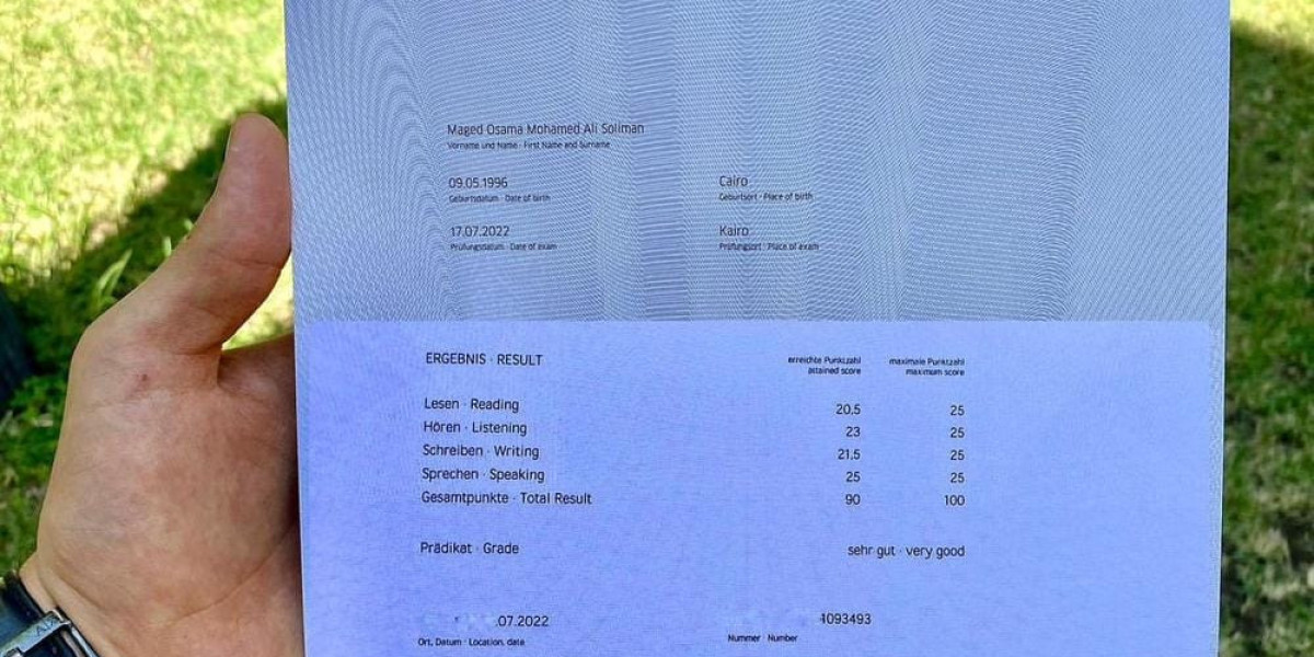 The History Of Buy A1 German Certificate