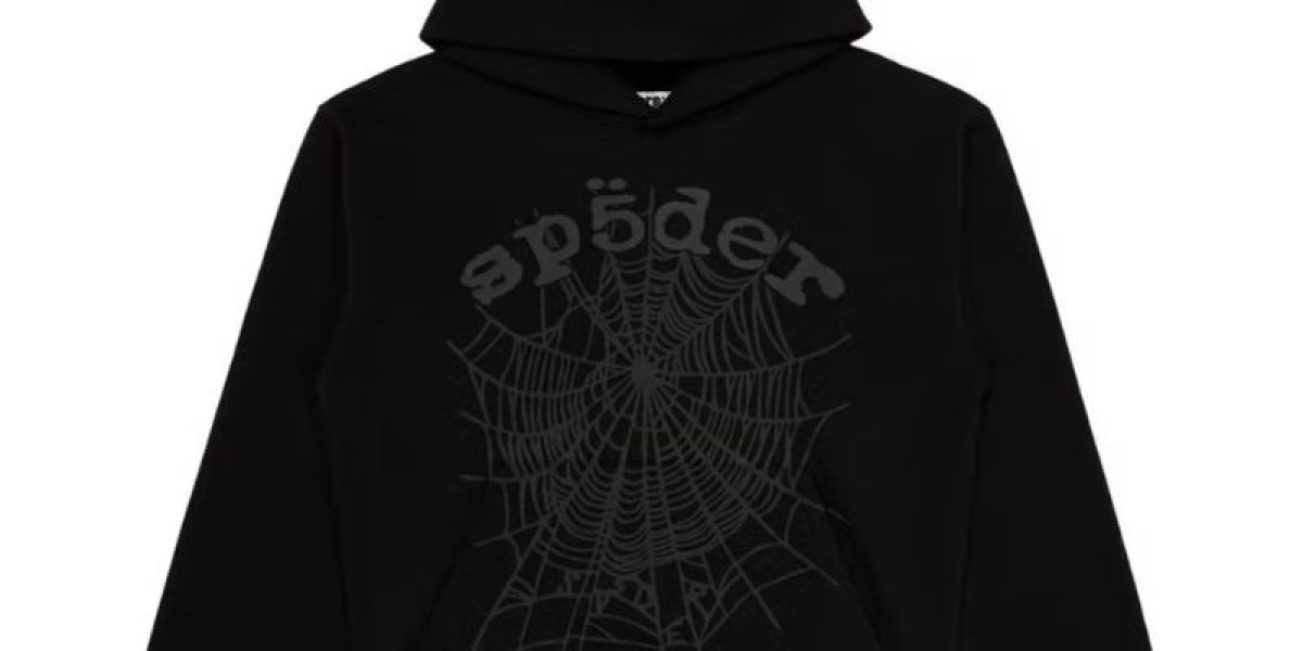 SP5DER Phantom Web Hoodie Black – Spider Hoodie 555