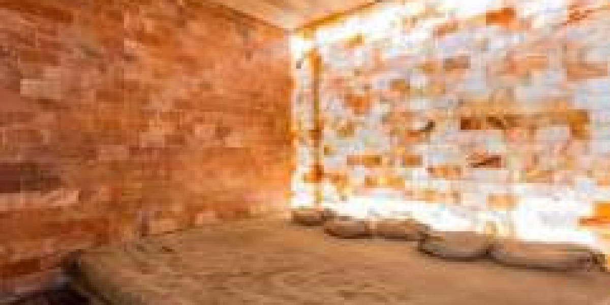 Himalayan Salt Bricks Wall for Chromotherapy
